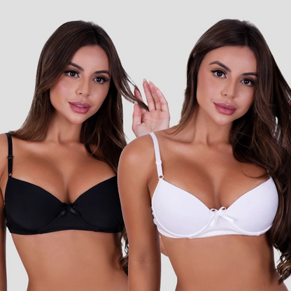 Kit 2 Sutiã Com Bojo Básico