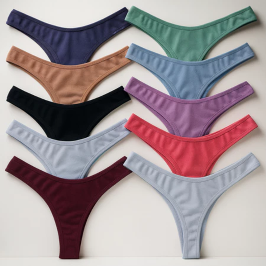 Calcinhas Fio Dental em Algodão (Pague 3 Leve 5)