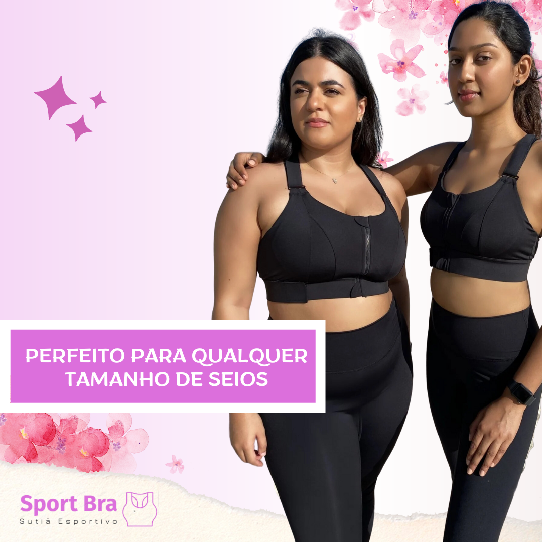 Sutiã Esportivo Anti Impacto Ajustável - Sport Bra