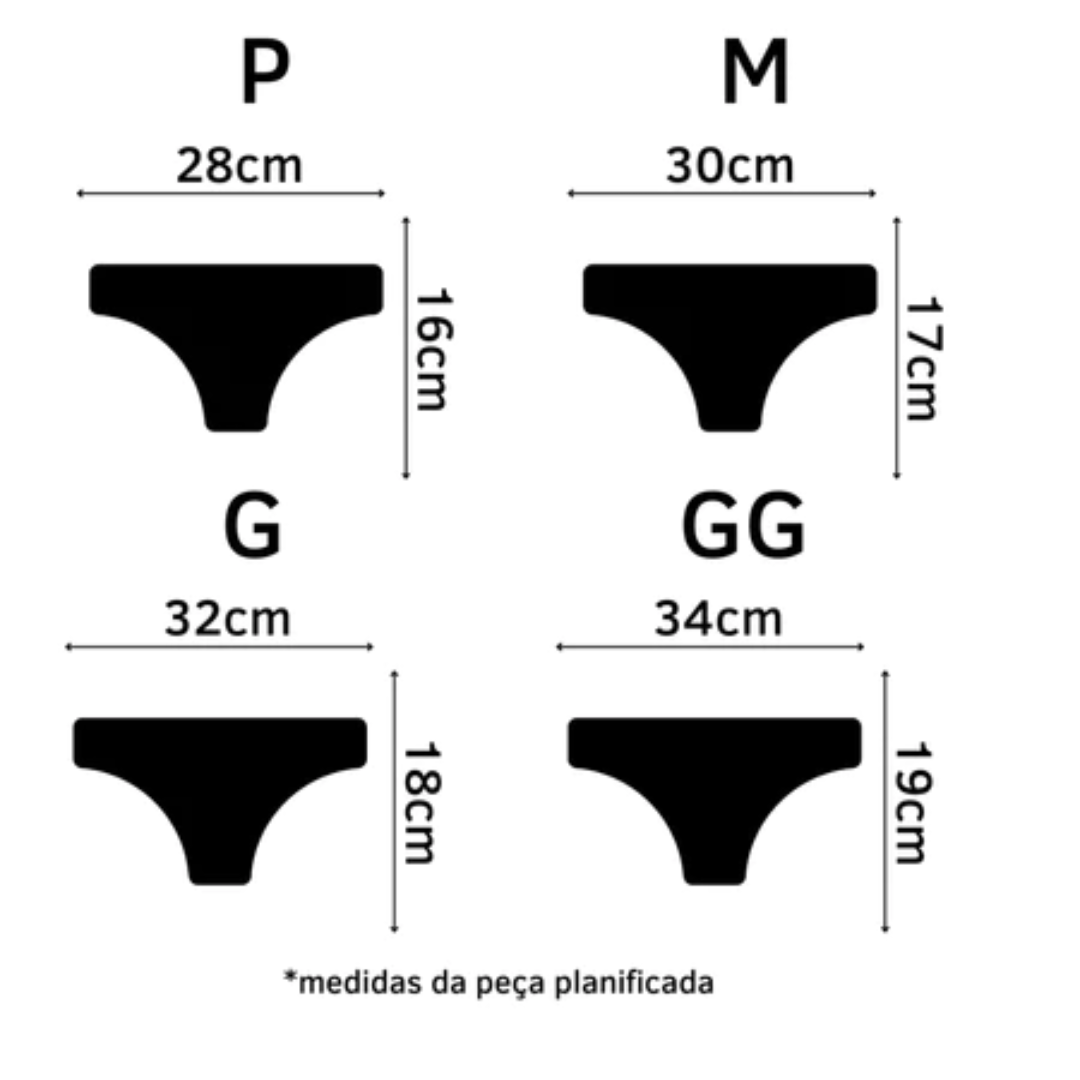 Calcinhas Fio Dental em Algodão (Pague 3 Leve 5)