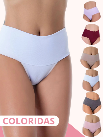 Calcinha Modeladora Fitness Plus Size (PAGUE 5 LEVE 10)