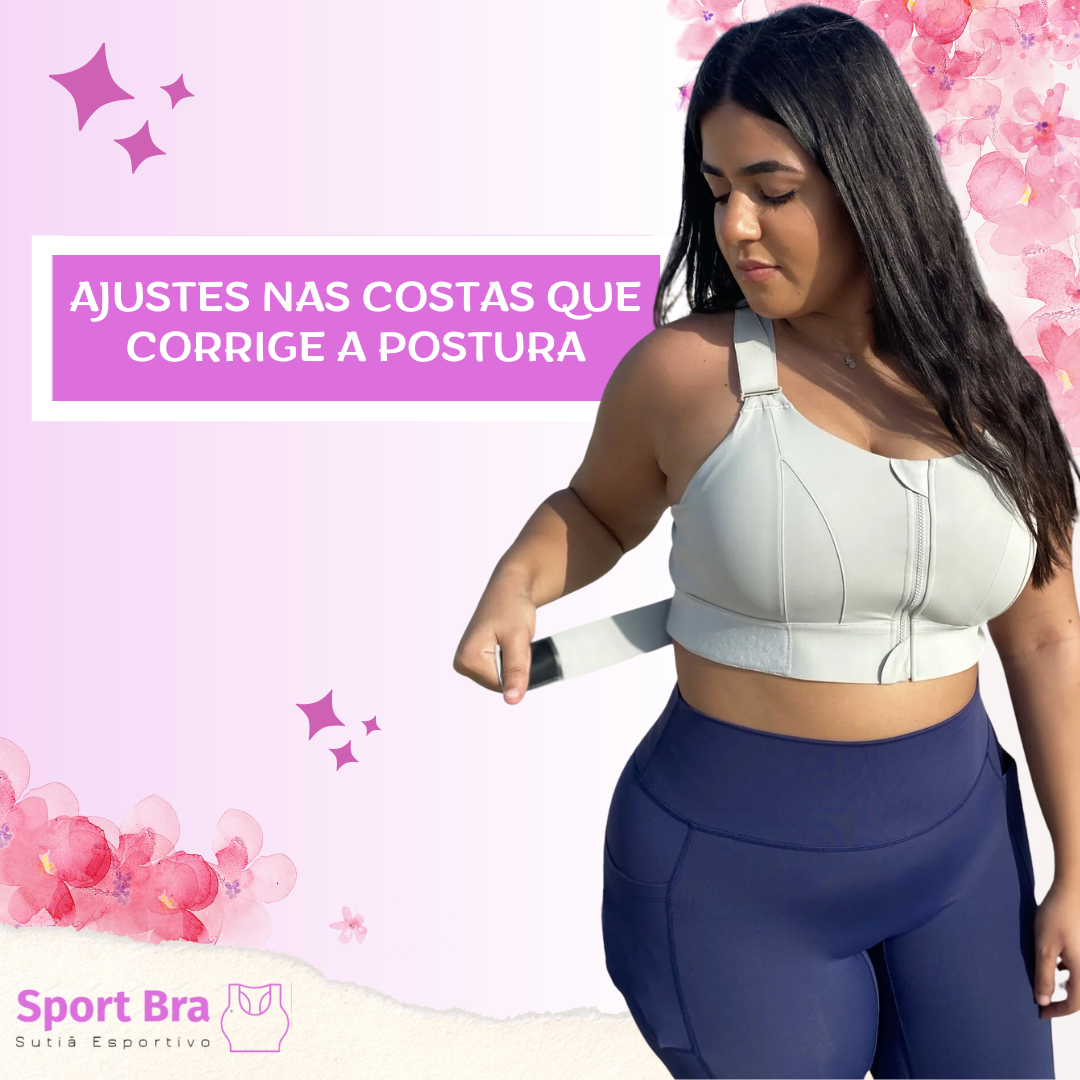 Sutiã Esportivo Anti Impacto Ajustável - Sport Bra