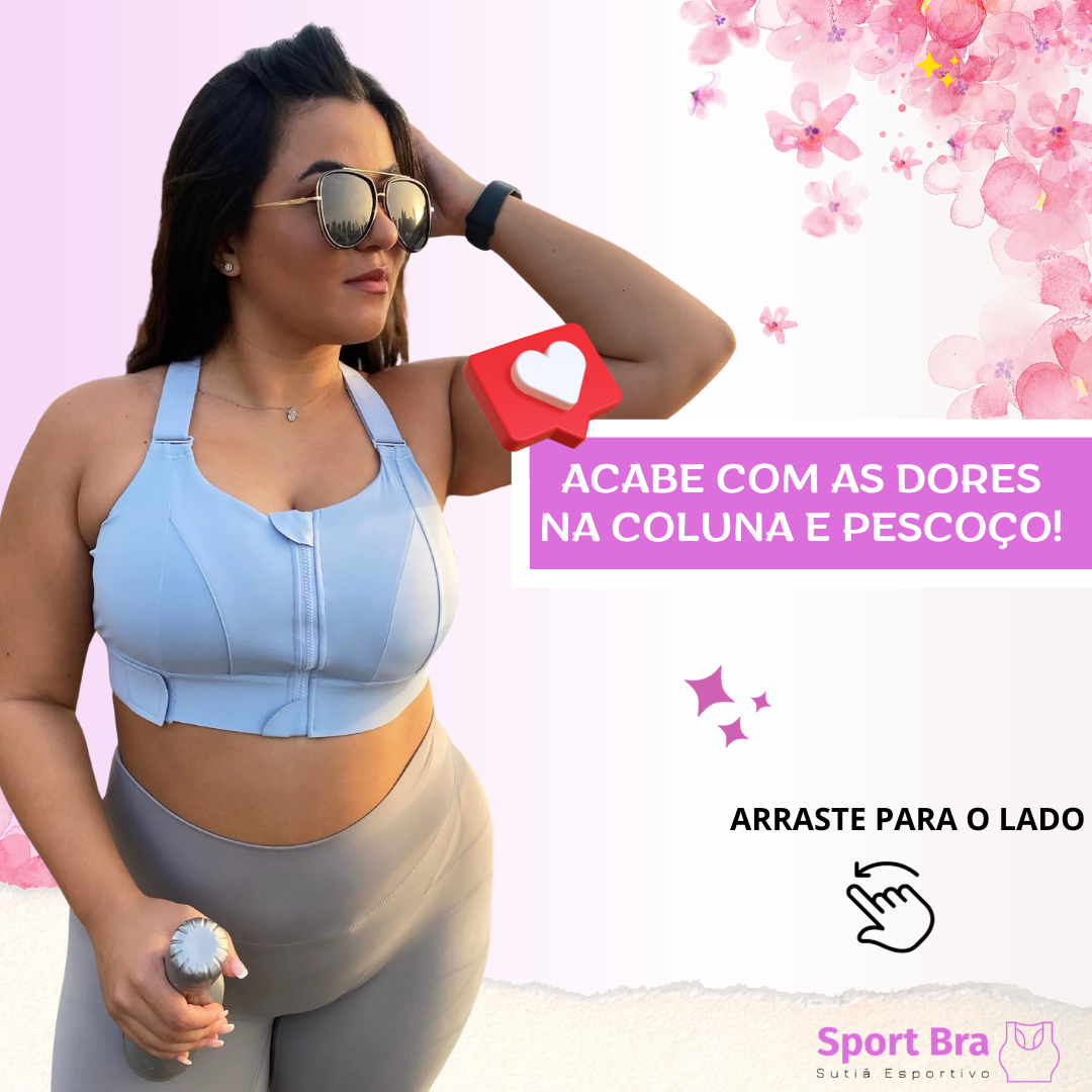 Sutiã Esportivo Anti Impacto Ajustável - Sport Bra