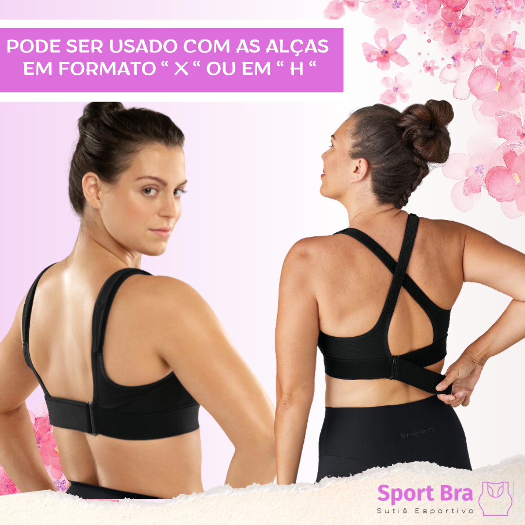 Sutiã Esportivo Anti Impacto Ajustável - Sport Bra