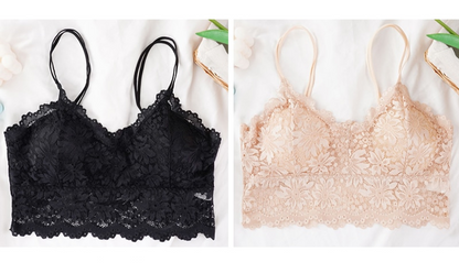 Sutiã de Renda Ballet Com Bojo Removível (PAGUE 1 LEVE 2)