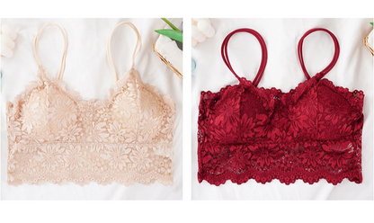 Sutiã de Renda Ballet Com Bojo Removível (PAGUE 1 LEVE 2)