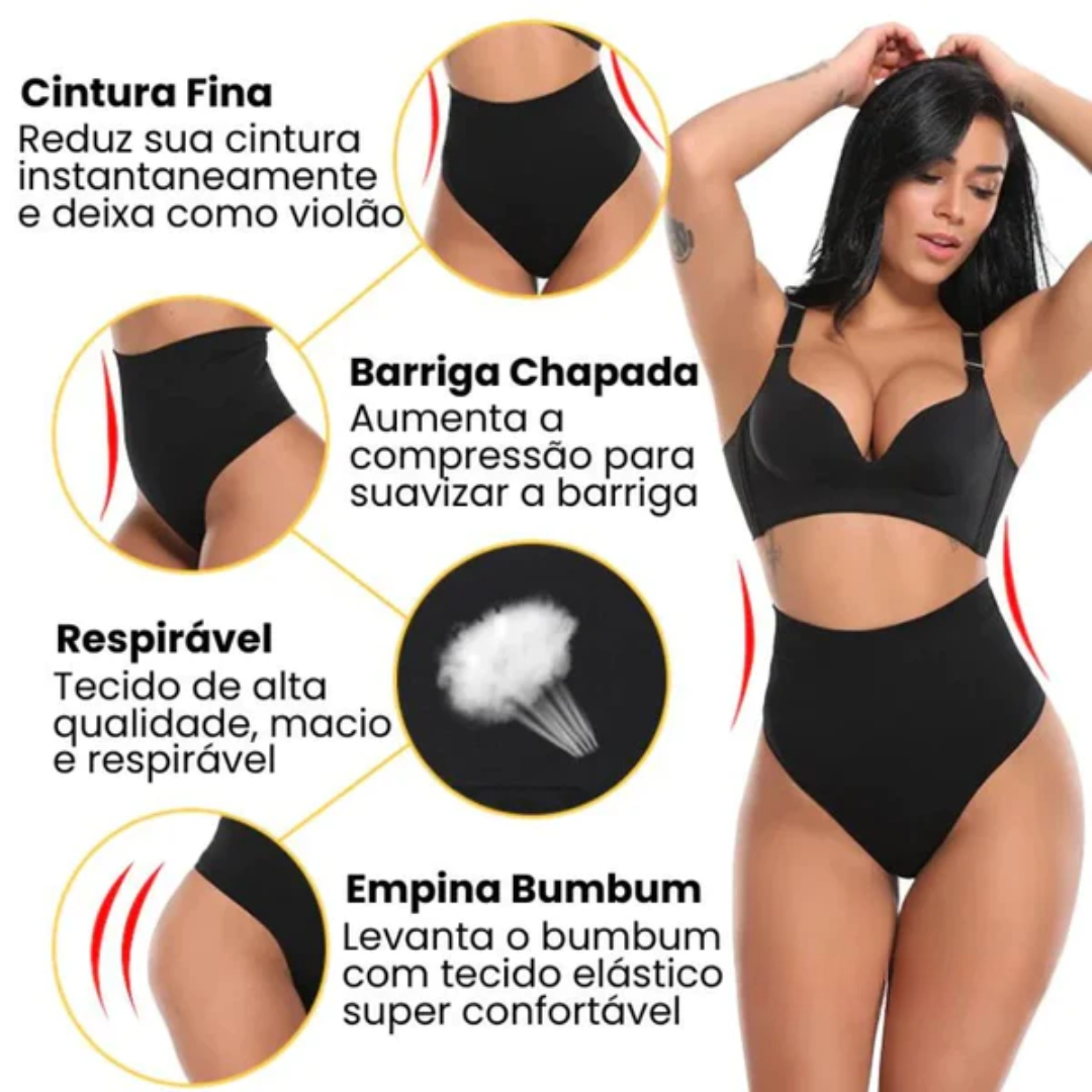 Calcinha Modeladora Belly Shaper (COMPRE 1 LEVE 3)