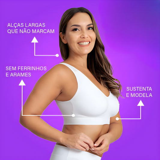 Sutiã Top Push Up Levanta Seios (COMPRE 1 LEVE 3)
