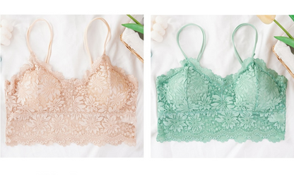 Sutiã de Renda Ballet Com Bojo Removível (PAGUE 1 LEVE 2)