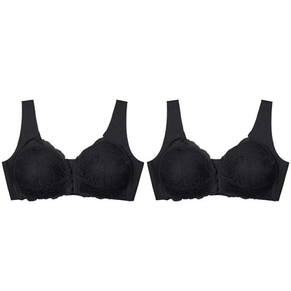 Sutiãs Confort Lift UP Detalhe em Renda Fecha na Frente (COMPRE 1 LEVE 2)