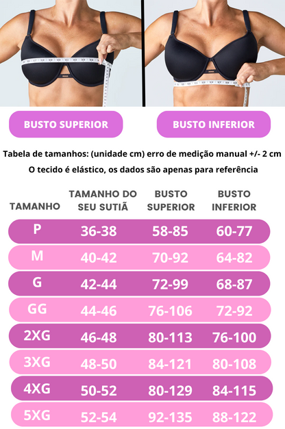 Sutiã Esportivo Anti Impacto Ajustável - Sport Bra