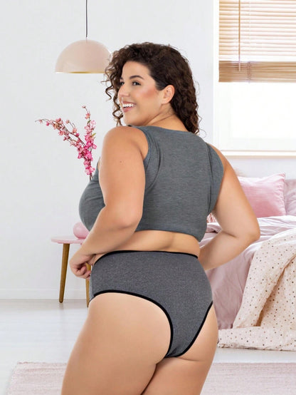 Calcinha Modeladora Fitness Plus Size (PAGUE 5 LEVE 10)