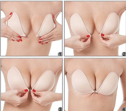 Sutiã Adesivo sem Alças com Efeito Silicone